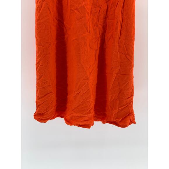 PINK DIAMOND Women's Orange Twist-Knot Cutout Strapless Maxi Dress SZ S - Picture 8 of 10